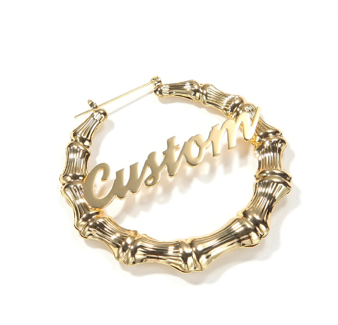 Custom Bamboo Earrings