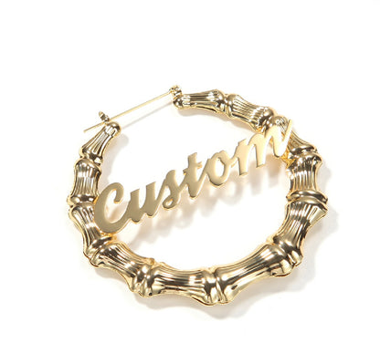 Custom Bamboo Earrings