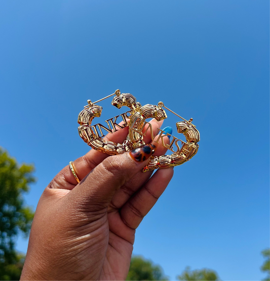 Custom Bamboo Earrings